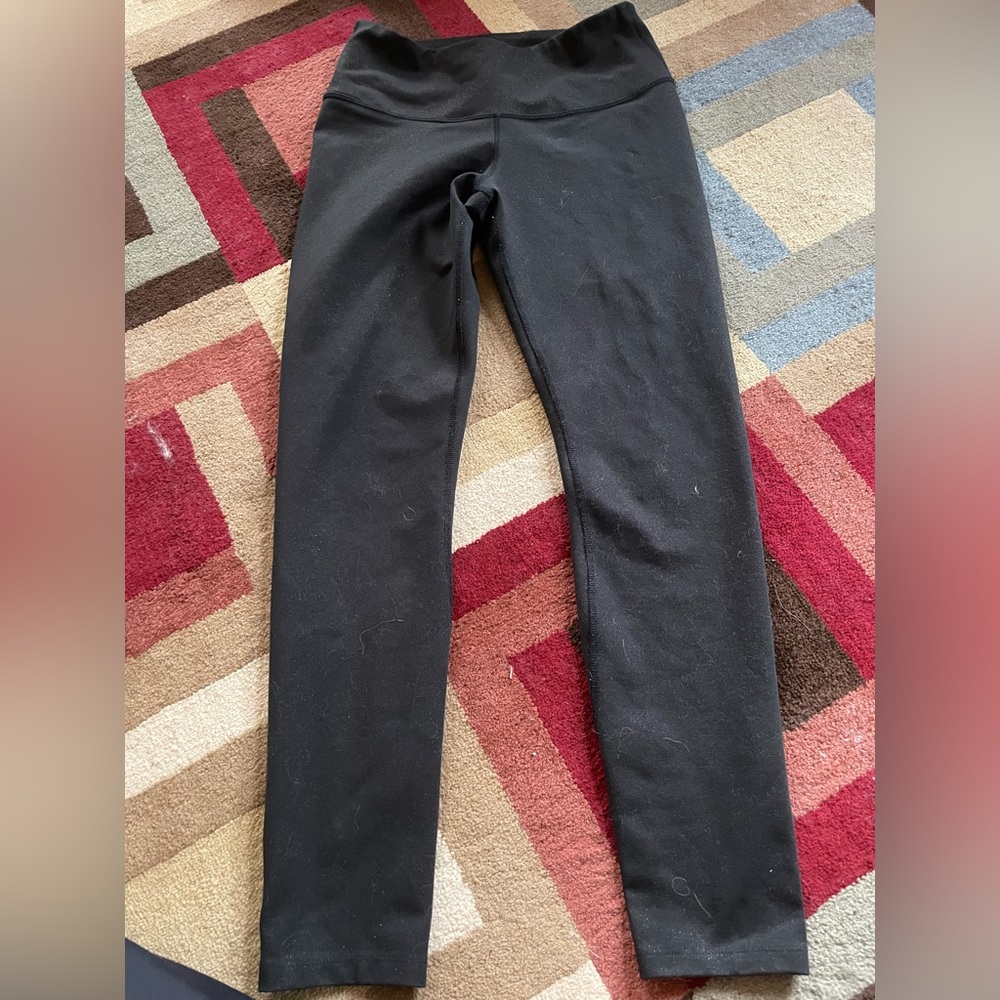 The north face gold sparkle leggings